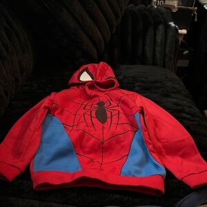 Marvel Red and Blue Spider Hero Hoodie